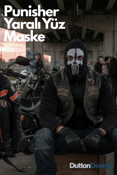 dutton Ghost Yaralı Punisher Maske Buff Balaklava