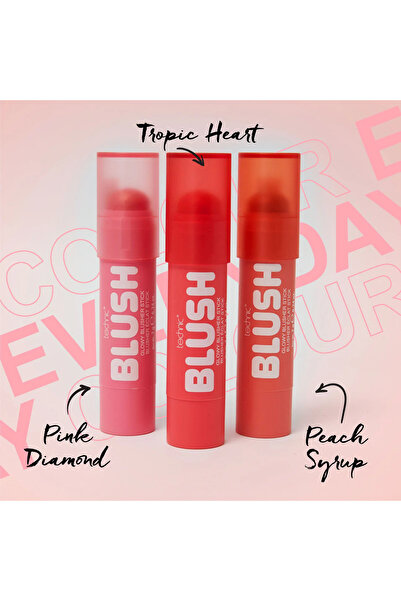 TECHNIC Technic blush, pink, shimmer finish