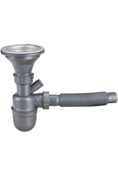 EVOSANITARY Sifon de chiuvetă din oțel inoxidabil 1117 32 mm 90 mm