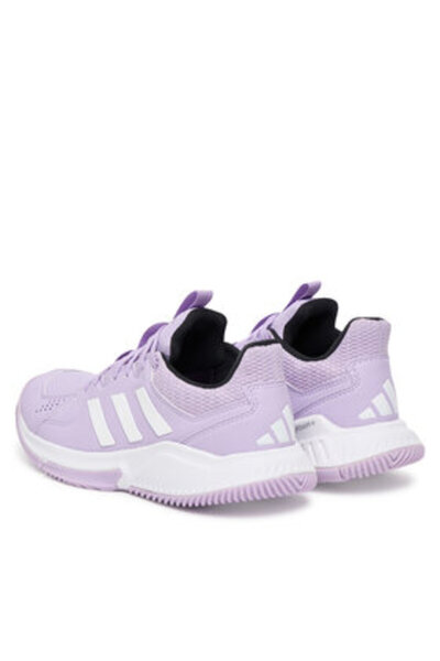 adidas Pantofi sport de interior pentru femei, multicolori, PERFORMANCE & CORE-JQ9210 POWPLU/FTWWHT/CBLACK