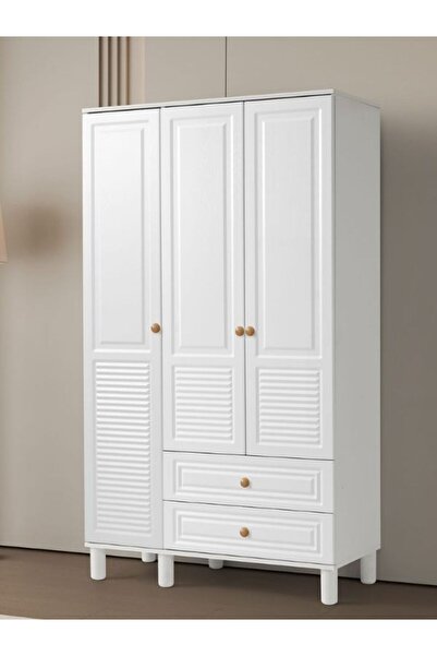 SEDİR MARKET %100 MDF 3 KAPILI GARDIROP