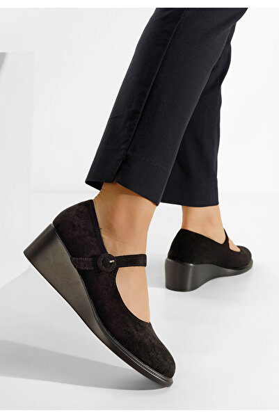 B T Shoes Черни обувки на платформа Espina V2