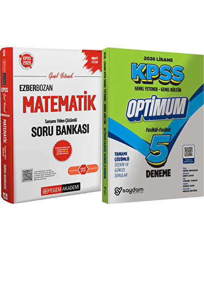 Pegem Akademi Yayıncılık 2026 KPSS Genel Yetenek Genel Kültür Ezberbozan Mate...