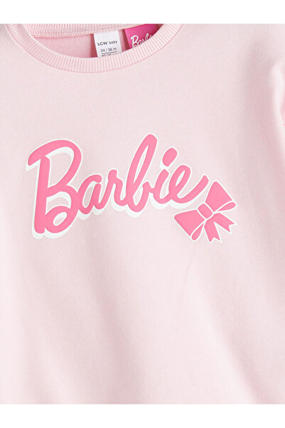 LC Waikiki Create Your Style with Uzg Store |   Crew Neck Barbie Printed Baby Girl Sweatshirt and Leggings Set of 2…