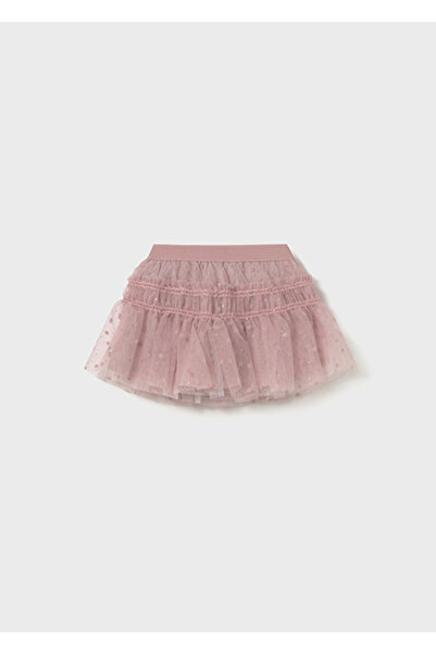 MAYORAL Pink Baby Girl Polka Dot Tulle Skirt 2901