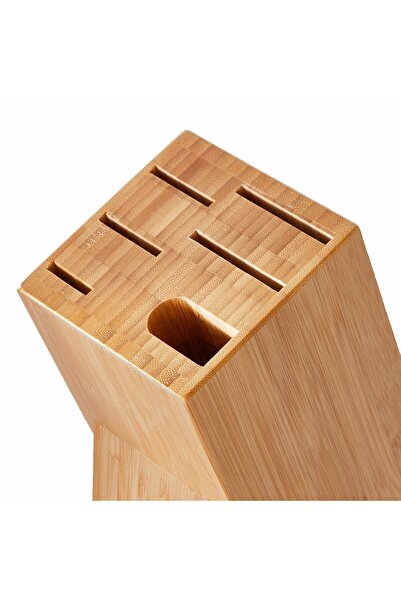 IKEA HYVLA Knife block, bamboo