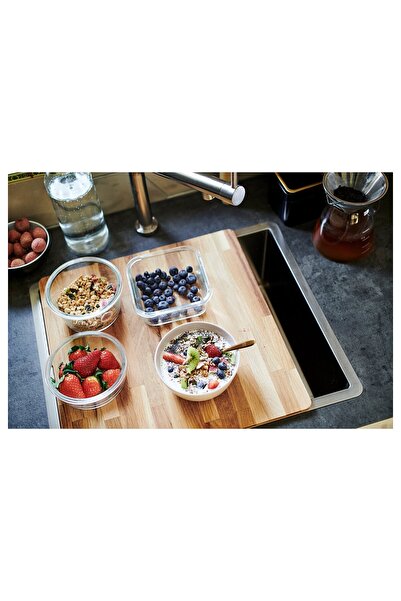 IKEA NORRSJÖN Chopping board, oak, 44 x 42 cm