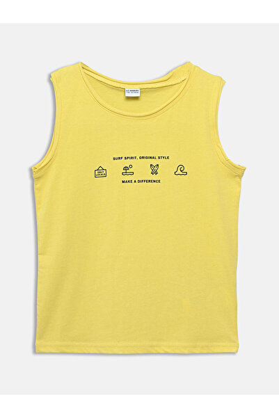 LC Waikiki قميص داخلي مطبوع عليه Seçimler I Zero Roba Yaka للأولاد من Freezen...