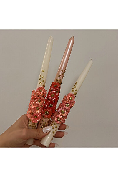 inrobert 3D ÇİÇEKLİ HOT 3’LÜ MUM