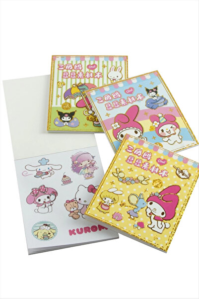 Generic Brand 12 Sheets of Çzgflm Character Notebook Sticker
