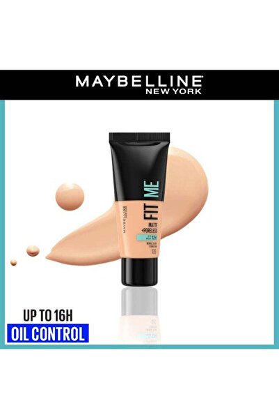 Maybelline New York Fit Me Matte + Poreless Foundation - 120 Classic Ivory