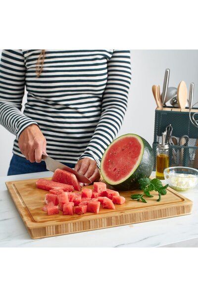 IKEA APTITLIG Butcher's block, bamboo, 45 x 36 cm