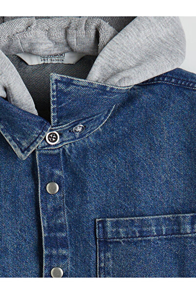 LC Waikiki Basic Erkek Çocuk Jean Gömlek