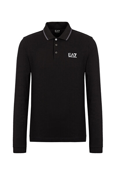 EA7 Poloshirt Polo Poloshirt Langarm Shirt mit Polokragen