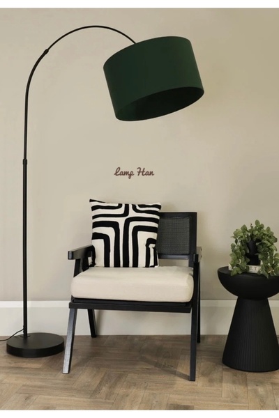 Lamp Han Orta Çağ Serisi Abajur Şapkalı Olta Lambader (Satıcı Kısmının Olmasına Dikkat Ediniz)