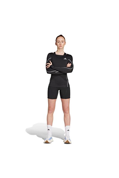 adidas Γυναικείο μαύρο μπλουζάκι Adizero P Ls W Jn9388