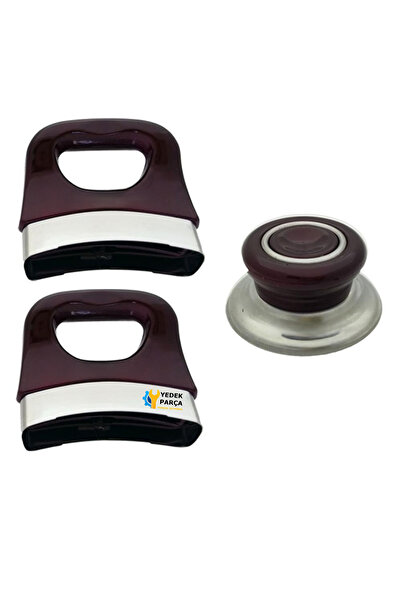 Ozba Ticaret Tencere Tava ve Sahan Uygun Sap Kulp Tutamak Kulbu Seti 3 lü Viş...