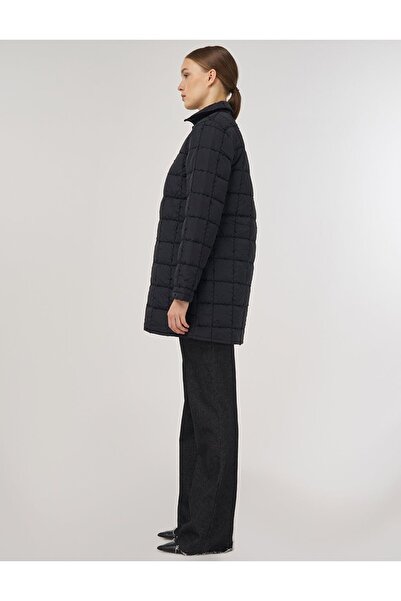 Kayra Punto Dikişli Kısa Anorak Mont Siyah