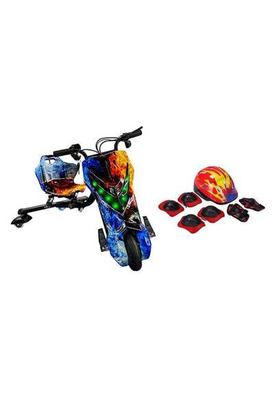 mytoyssworld MYTOYS 360 Degree 36 Volts Electric Drift Scooter With Bluetooth Music And Lights