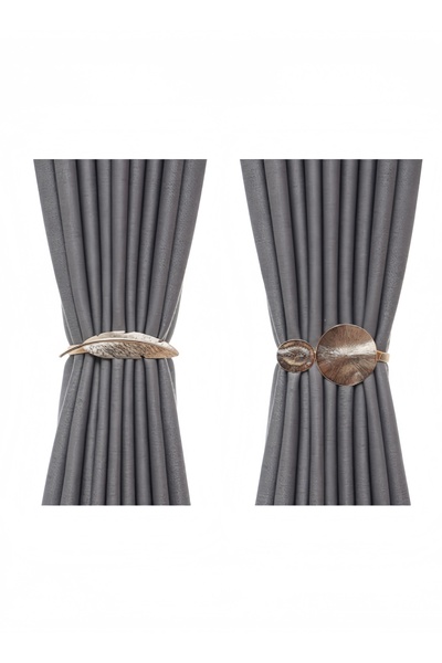 VAODO Nordic style metal spring curtain strap golden deer