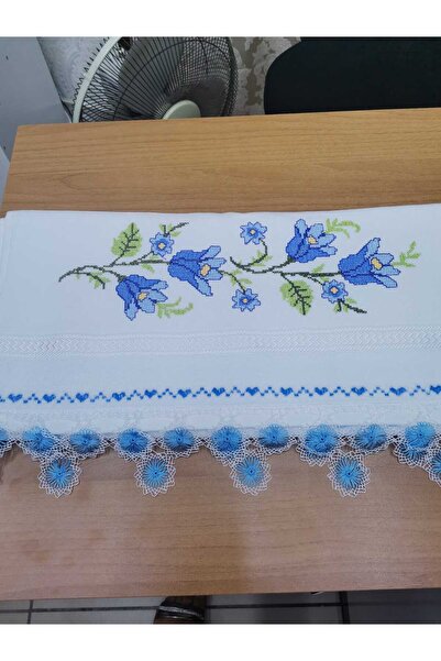 Firdevs moda çeyiz Çeyizlik İğne Oyalı Kadife Havlu