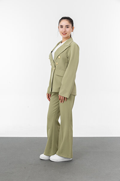 Asortix Girls' Classic Suit Blazer Jacket Pants Shirt 3 Pieces