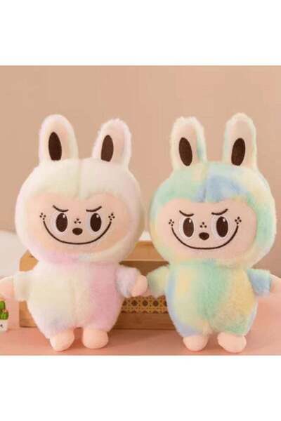 P&Pa Puffypals 23Cm Plush Fabric Doll Soft Mini Stuffed Toy With Big Ears And Cute Embroidered Face