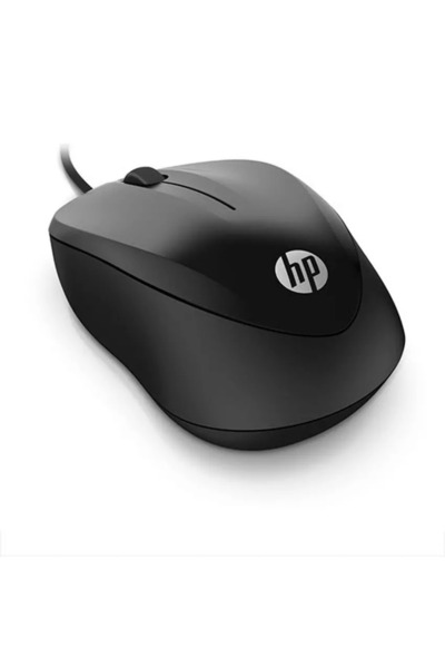 HP 1000, Wired Mouse, Black