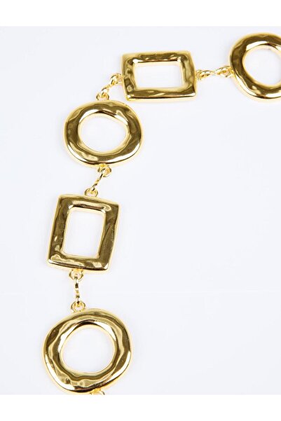 Jimmy Key Curea cu lanț strălucitor cu inel de culoare aurie