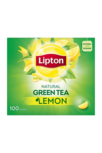 Lipton Lemon Green Tea 100 TeabagsRefreshing Citrus Flavored Green Tea for a Healthy Lifestyle