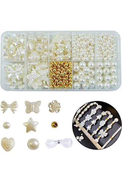 erorex Beads Bracelets Making Kit 760 Pcs Necklace Bracelet Making Kit Pearl Bracelet Beads Suitable