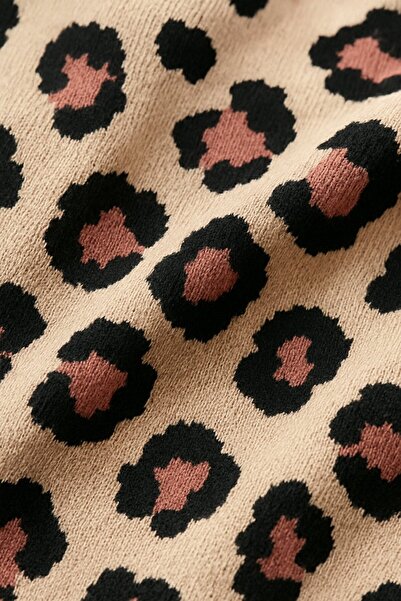 Yalçınoğlu Kids Pamut, nyomott mintás lányruha, kényelmes hétköznapi viselet iskolába, óvodába és parkba (1 méretrel nagyobb választás)