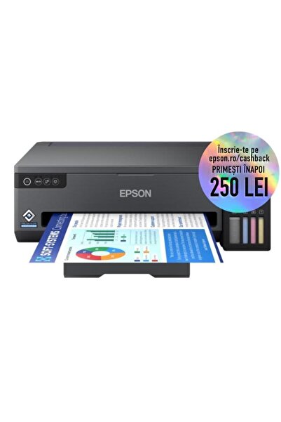 EPSON Imprimantă cu jet de cerneală CISS EcoTank L11050, A3, Color, 30 ppm, USB, Wireless (Negru)
