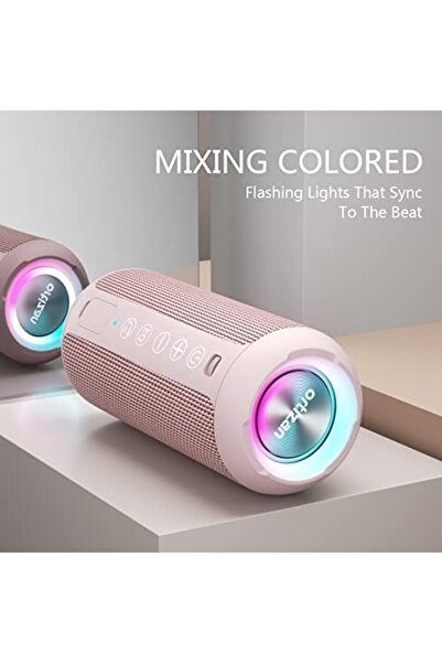 Ortizan Portable Bluetooth Speaker, IPX7 Waterproof Wireless Speaker with 24W Loud Stereo Sound, Out