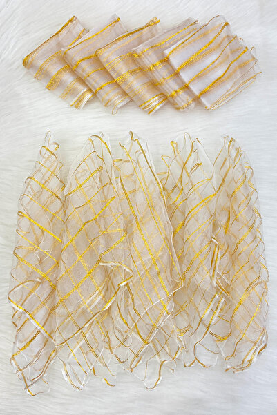 ZEYMERADE منديل زفاف كبير الحجم 70 سم ذهبي لامع، شال هينا لوصيفات العروس، أبي...