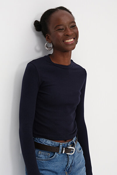 Addax Μακρυμάνικο μπλουζάκι Modal P4420