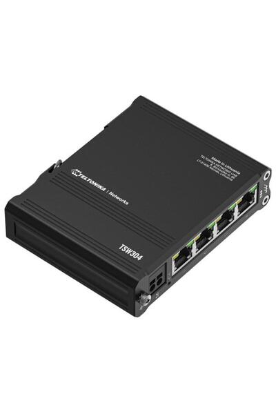 Teltonika Превключвател за DIN шина, 4 порта