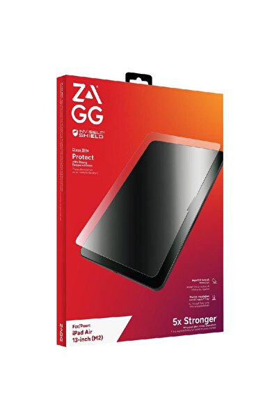 Zagg واقي شاشة زجاجي غير مرئي لجهاز iPad Air 13 M2