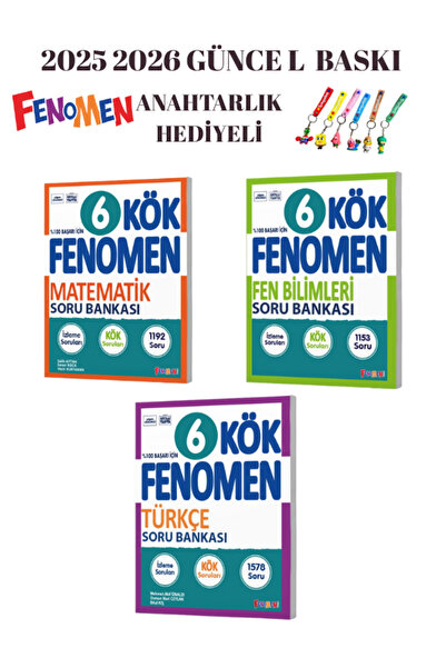 Fenomen Yayıncılık FENOMEN YAYINCILIK 6.SINIF KÖK SERİSİ 2025 2026 YENİ ÜRÜN