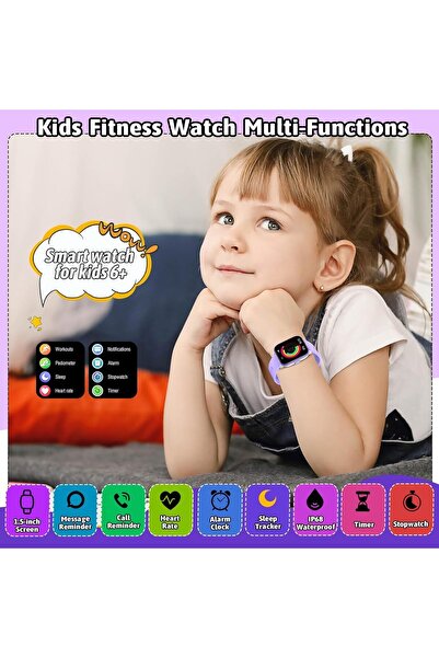 Generic ZONEY Kids Watch for Girls Boys with IP68 Waterproof, 19 Sports Modes, Sleep Tracking, Pedometer, Ac