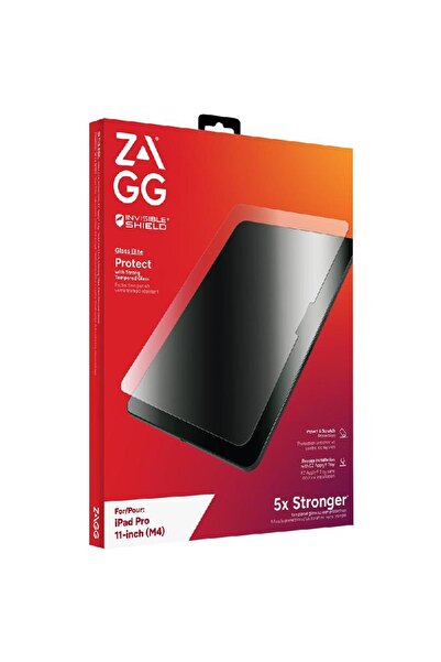 Zagg واقي شاشة زجاجي غير مرئي لجهاز iPad Pro 11 M4 -