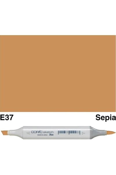 Copic Sketch E-37 Graphic Art Marker Sepia