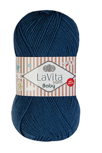 LaVita Yarn Pređa za ručno pletenje za bebe 100% A Akril Anti-piling 100gr (5...