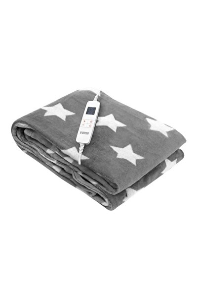 Noveen EB750 Electric Heating Blanket, 180 x 160 cm, 10 Heat Settings, 160W, Overheat Protection (Gr