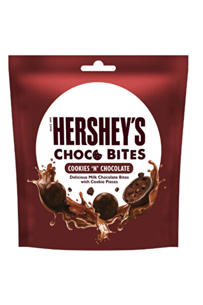 Hershey's Choco Bites Cookies "N" Chocolates Choco Bites with Cookie Pieces 81gm x 12