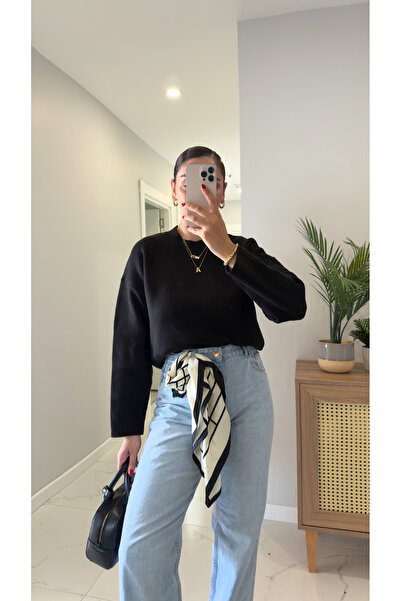 BİRCANÇİL Lodra Black Steel Knitwear