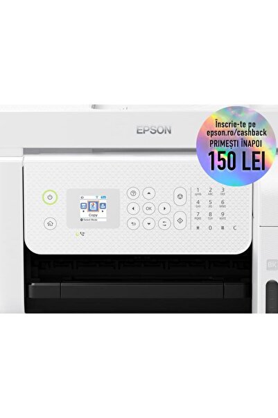 EPSON Multifunctional Inkjet EcoTank L5316, A4, Color, 10 ppm, USB, Network, Wireless (White)