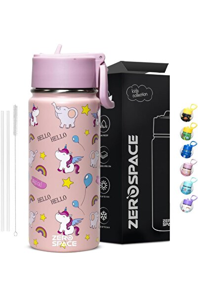 Generic ZeroSpace Water Bottle for Kids, 500ml Kids Water Bottle for School, Stainless Steel Water Bottle fo