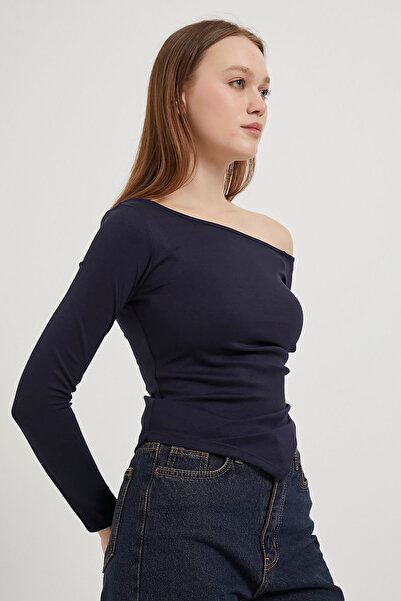 Arma Life Armalife 1499 Off Shoulder Skirt Asymmetric Flexible Women's Bluz