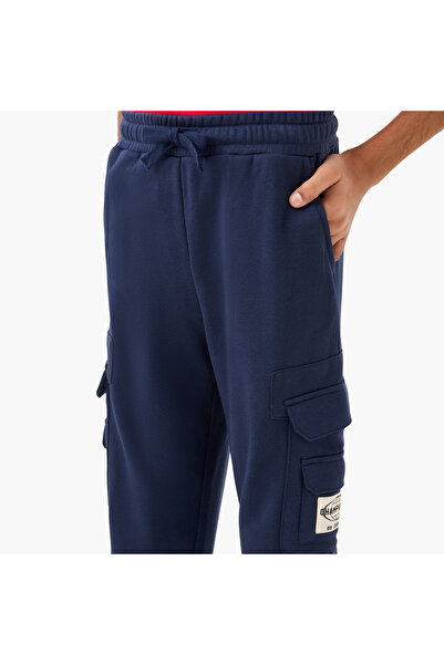 Juniors Solid Joggers with Elasticated Waistband and Pockets